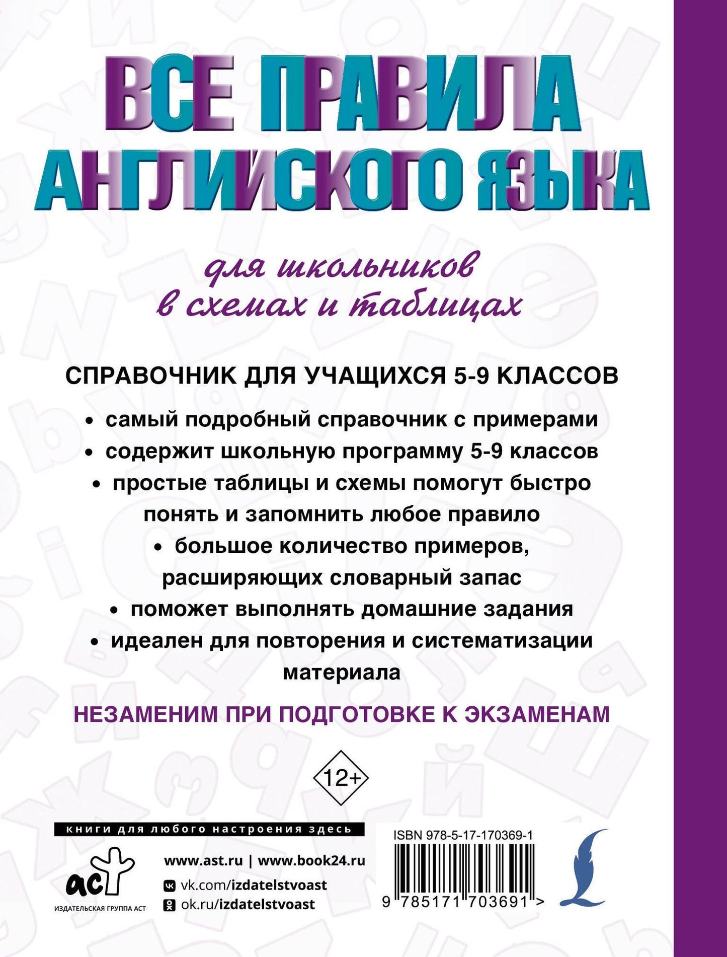 Виктория Державина: Все правила английского языка для школьников в схемах и таблицах
