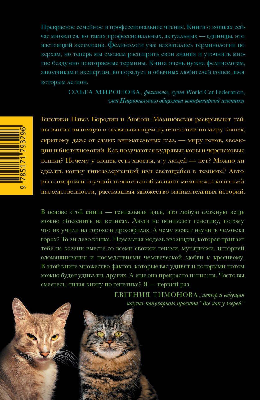 Любовь Малиновская: Кошки, гены и эволюция
