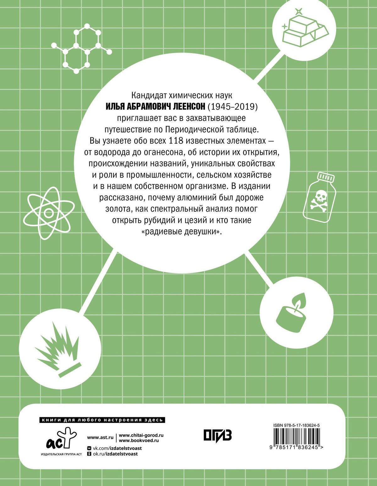 Илья Леенсон: Химические элементы. Путеводитель по Периодической таблице