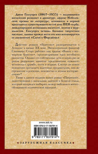 Джон Голсуорси: Братство. Патриций