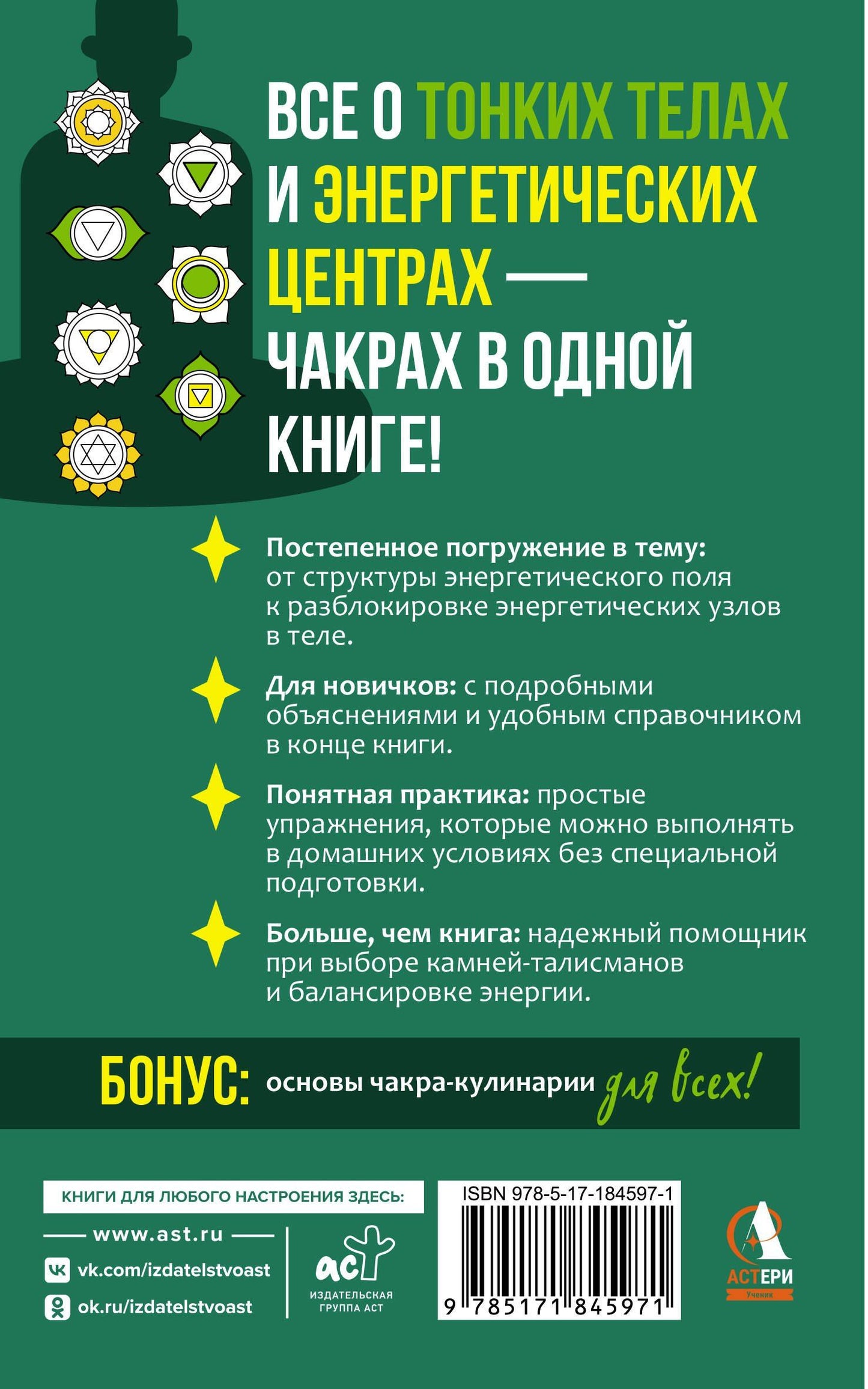 Адриана Джулс: Тонкое тело для начинающих – понятный курс по работе с энергетической системой человека. 7 ключевых точек, которые дают жизненную силу
