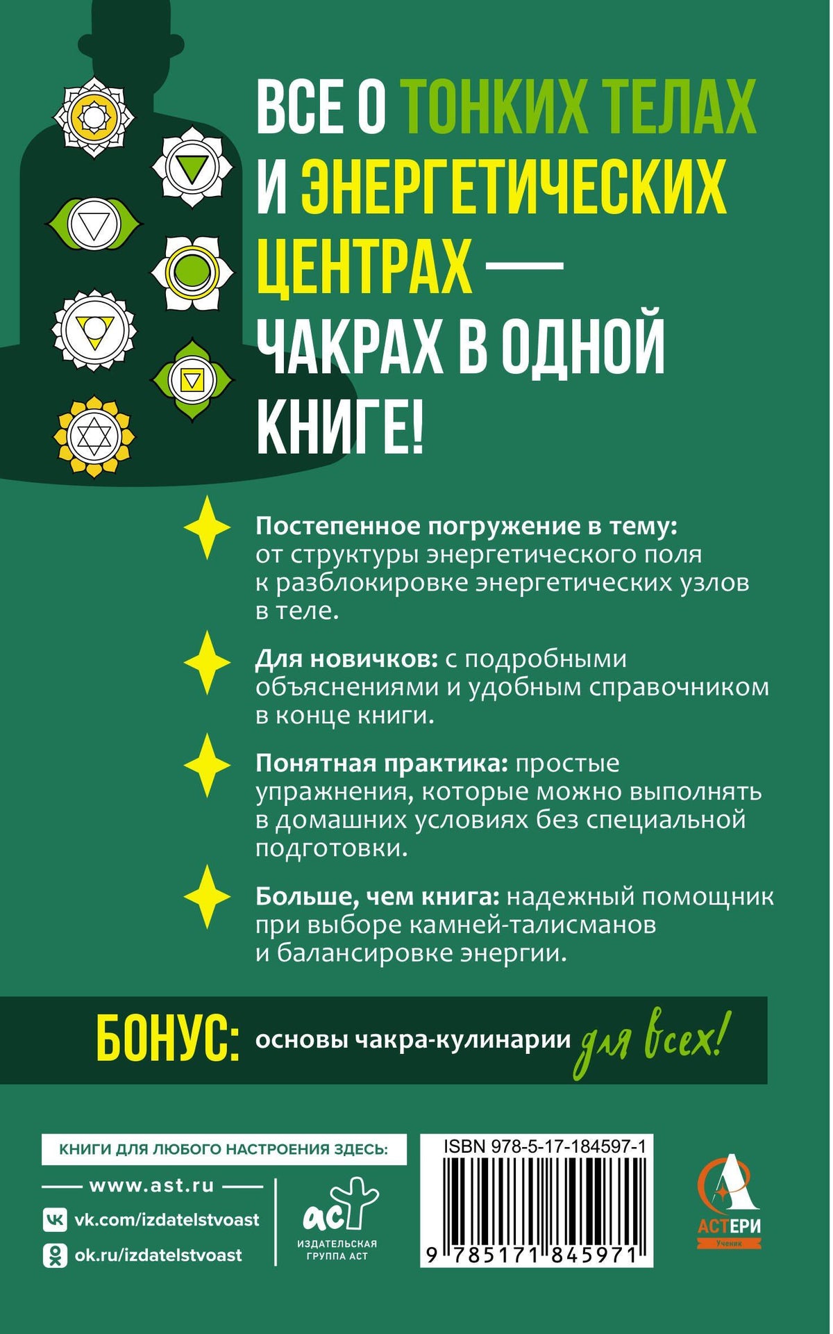 Адриана Джулс: Тонкое тело для начинающих – понятный курс по работе с энергетической системой человека. 7 ключевых точек, которые дают жизненную силу
