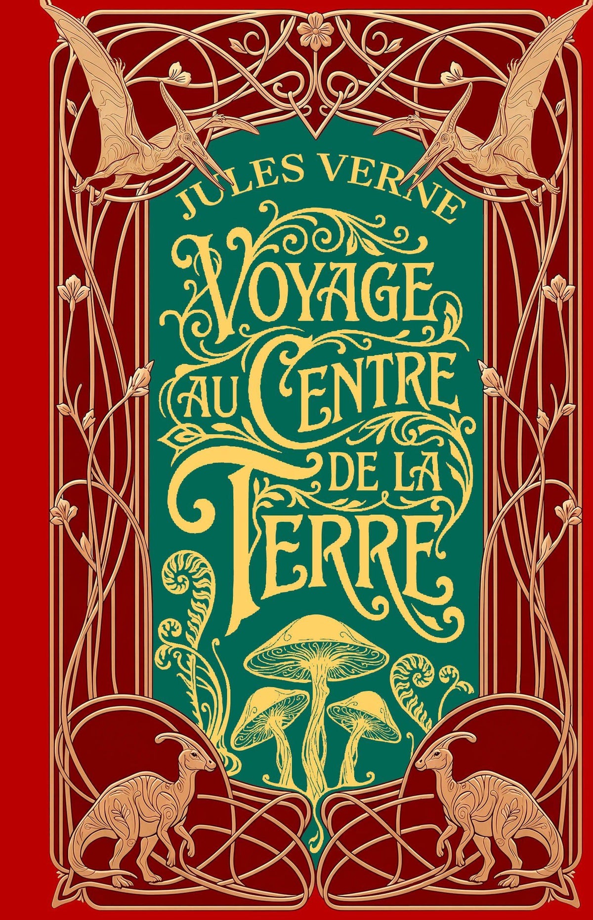 Жюль Верн: Voyage au centre de la Terre = Путешествие к центру Земли