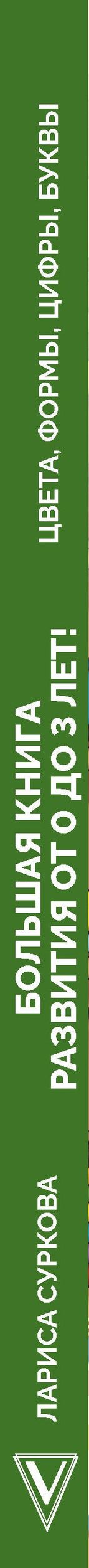 Лариса Суркова: Большая книга развития от 0 до 3 лет! Цвета, формы, цифры, буквы