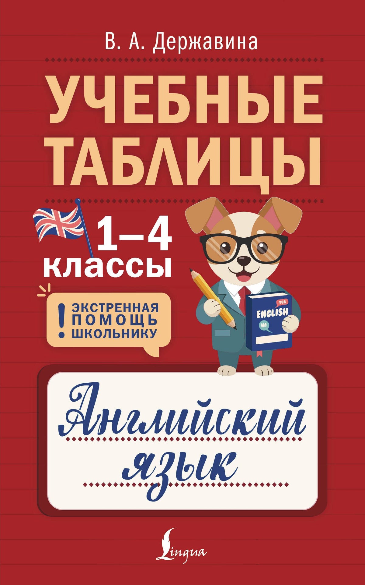Виктория Державина: Учебные таблицы. Английский язык. 1-4 классы