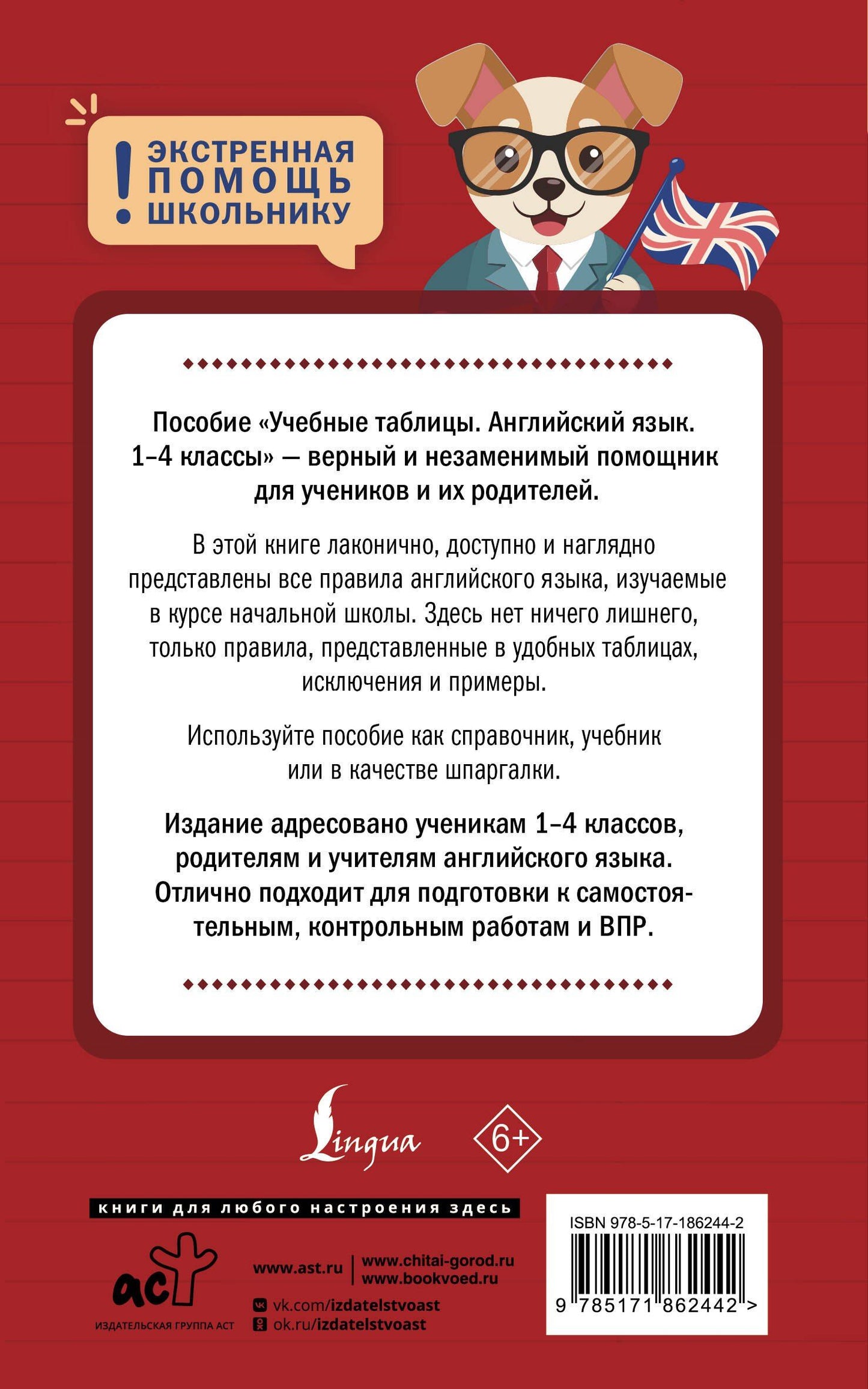 Виктория Державина: Учебные таблицы. Английский язык. 1-4 классы