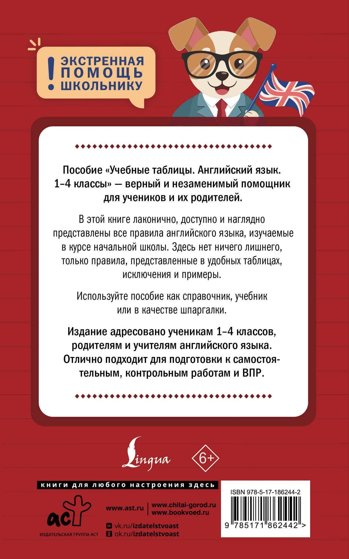 Виктория Державина: Учебные таблицы. Английский язык. 1-4 классы