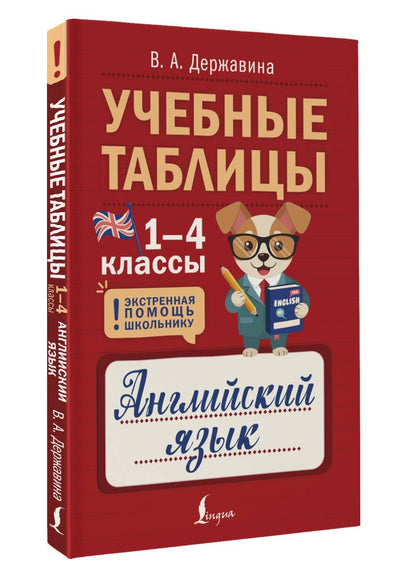Виктория Державина: Учебные таблицы. Английский язык. 1-4 классы