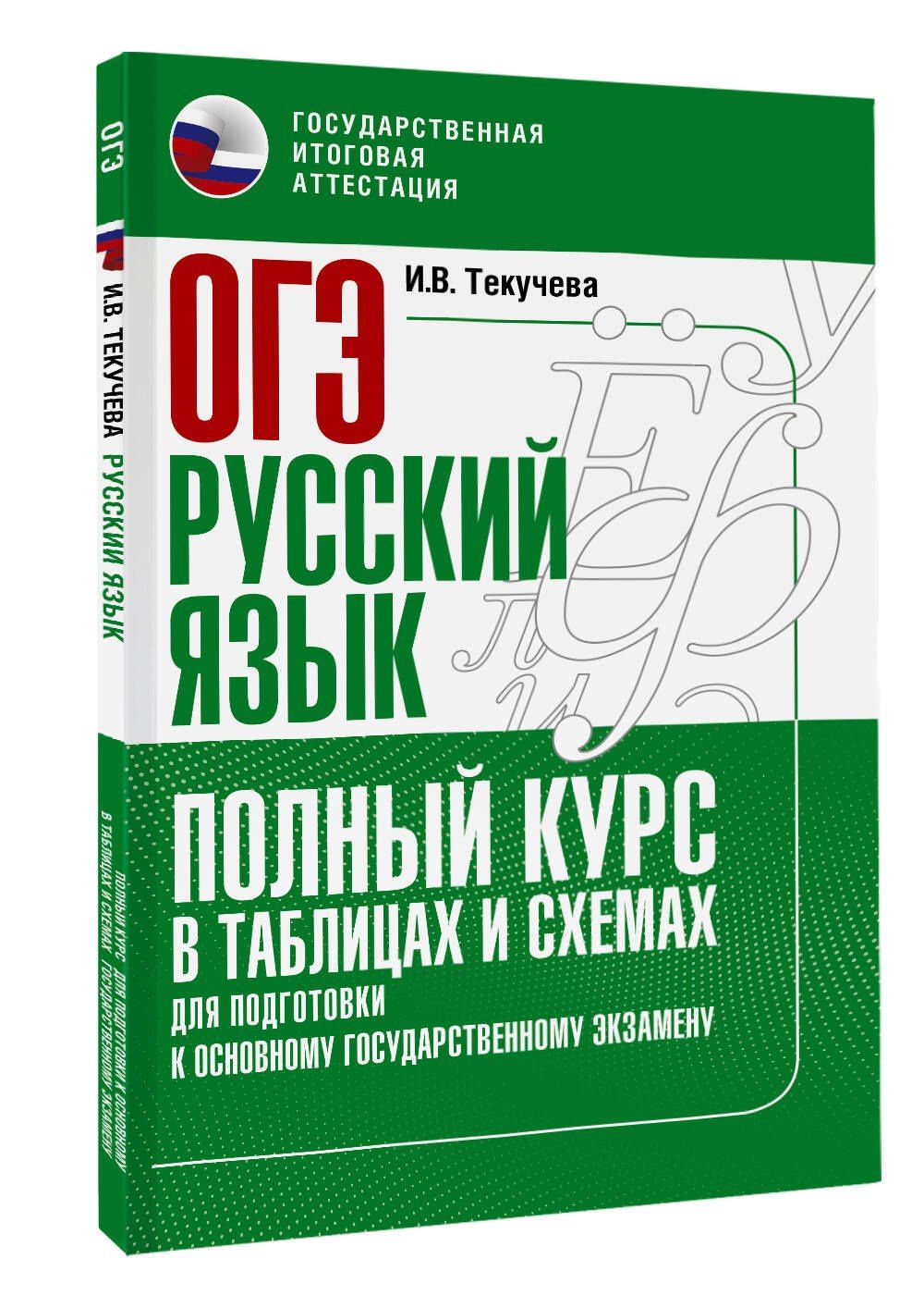 Ирина Текучева: ОГЭ. Русский язык. Полный курс в таблицах и схемах для подготовки к ОГЭ