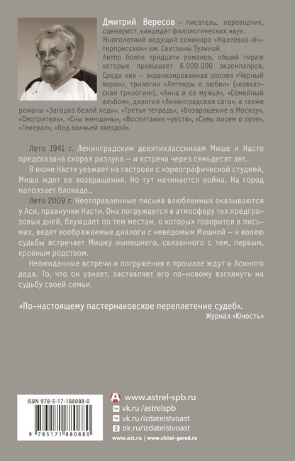 Дмитрий Вересов: Сквозь холод блокады. Семь писем о лете
