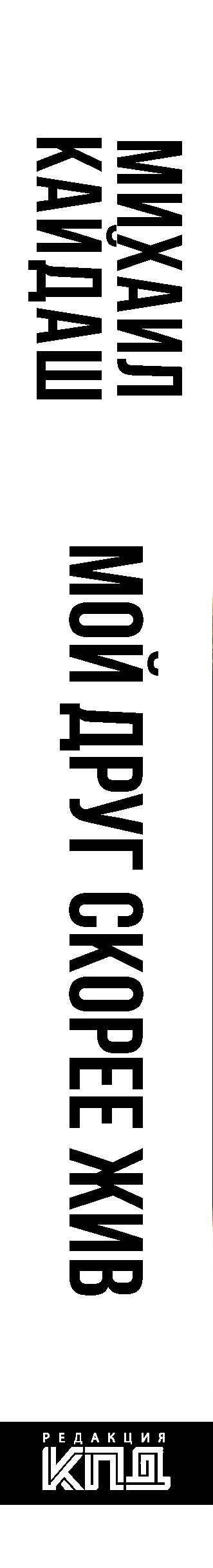 Михаил Кайдаш: Мой друг скорее жив