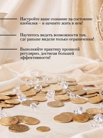 Прописи изобилия для взрослых. Программируй мозг на успех! Настройся на мышление достатка