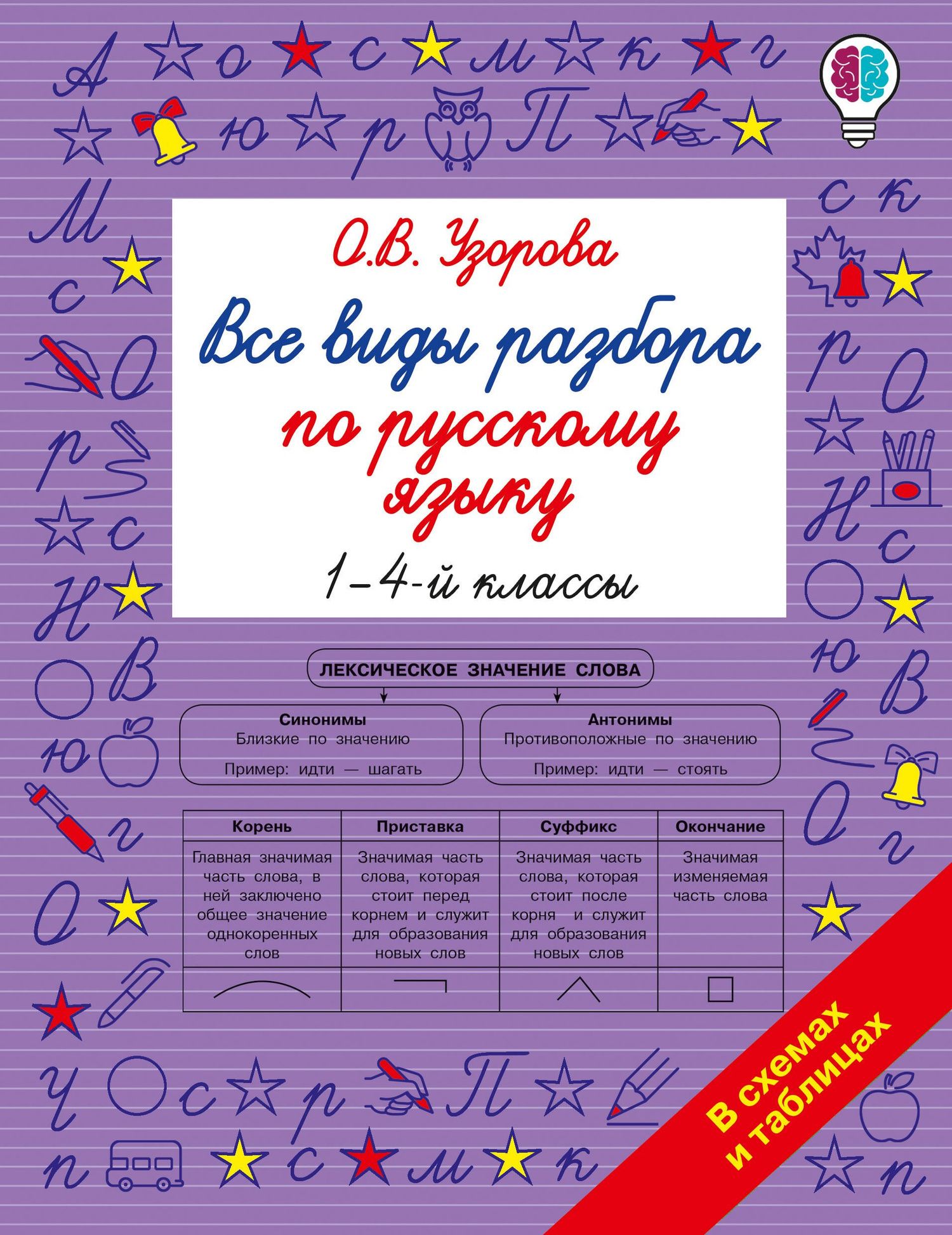 Ольга Узорова: Все виды разбора по русскому языку. 1-4 классы