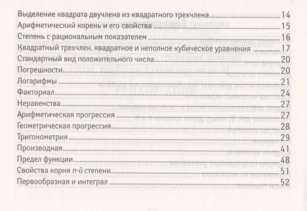 Ульева Александровна: Формулы по алгебре