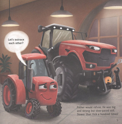 Веста Васягина: The tractor called Vick and the big race (Трактор Вик и его большая гонка, офсет 230х230)