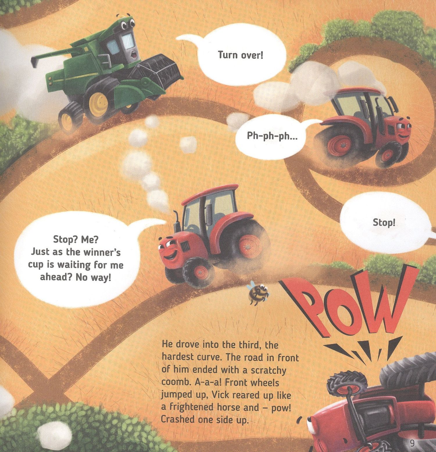 Веста Васягина: The tractor called Vick and the big race (Трактор Вик и его большая гонка, офсет 230х230)