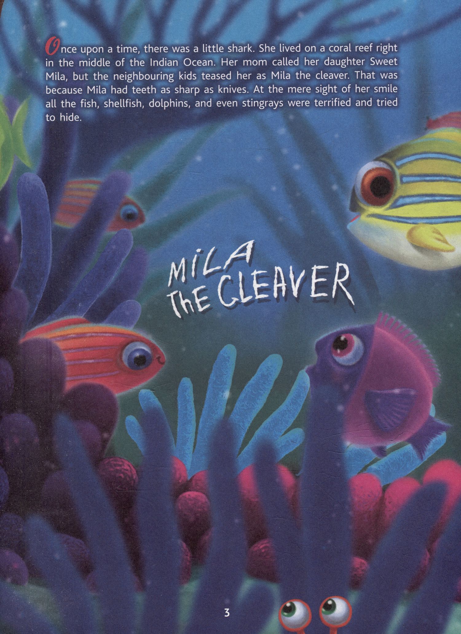 Книги для билингвов. Акула Мила находит друзей / Mila the shark makes friends