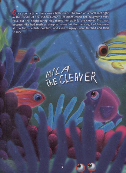 Книги для билингвов. Акула Мила находит друзей / Mila the shark makes friends