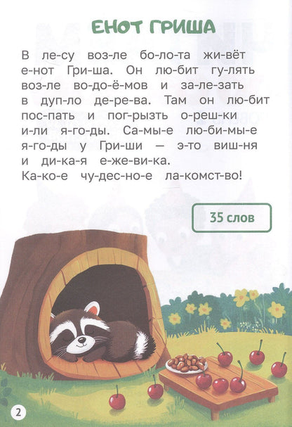 Мария Костина: Тексты от 30 до 40 слов. Читаем по слогам. Уровень 2