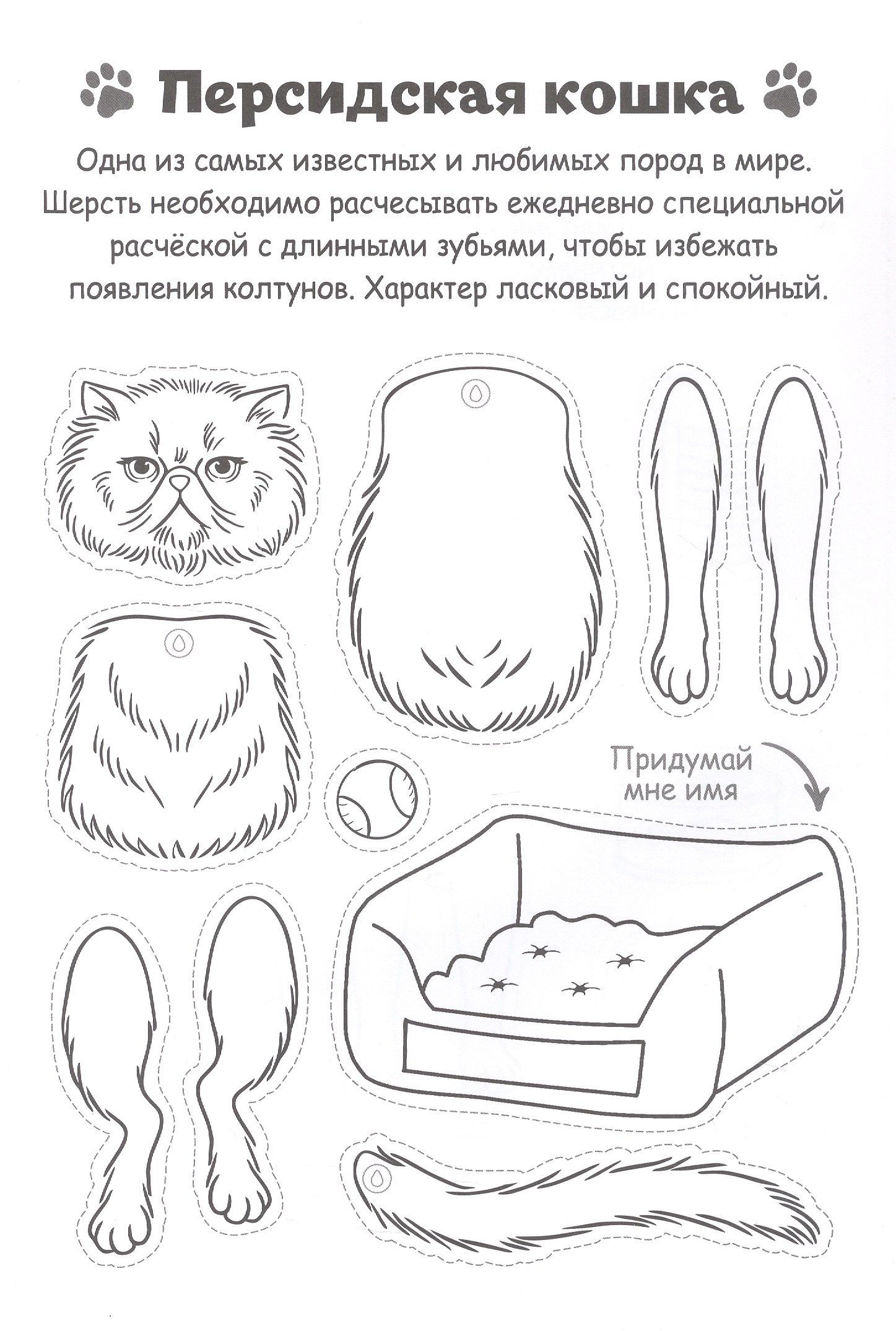 Кошки из бумаги. 16 фигурок для сборки!