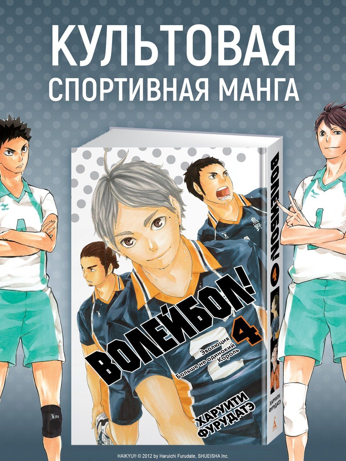 Харуити Фурудатэ: Волейбол! Книга 4. Эволюция. Больше не одинокий Король