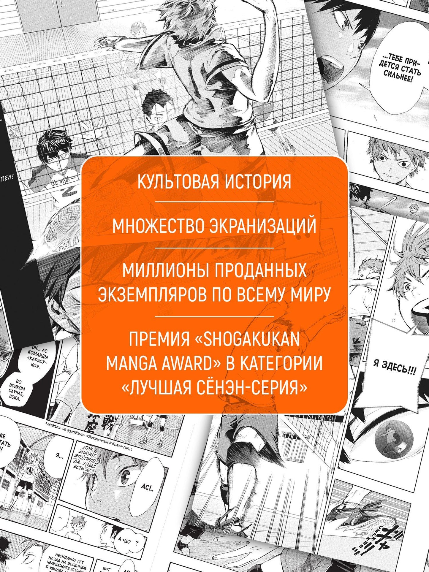 Харуити Фурудатэ: Волейбол! Том 1, 2, 3 (Haikyuu!). Манга