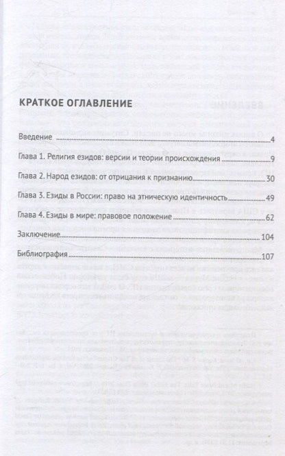 С. Амирхан: Народ езидов. Право на идентичность