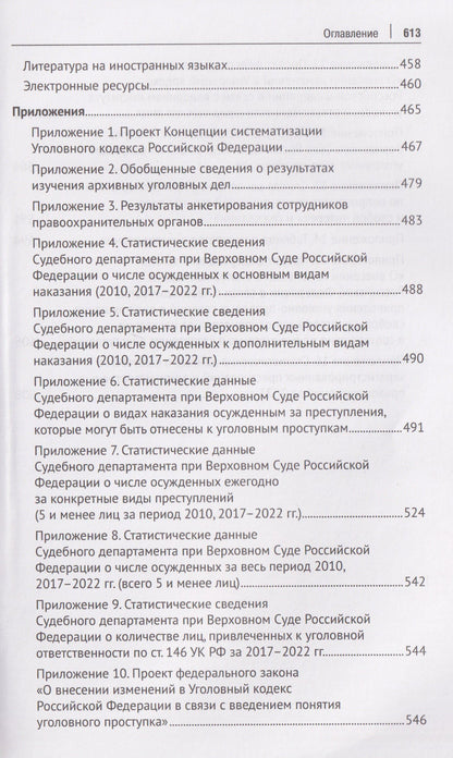 Виктория Сизова: Концептуальные основы систематизации российского уголовного законодательства. Монография