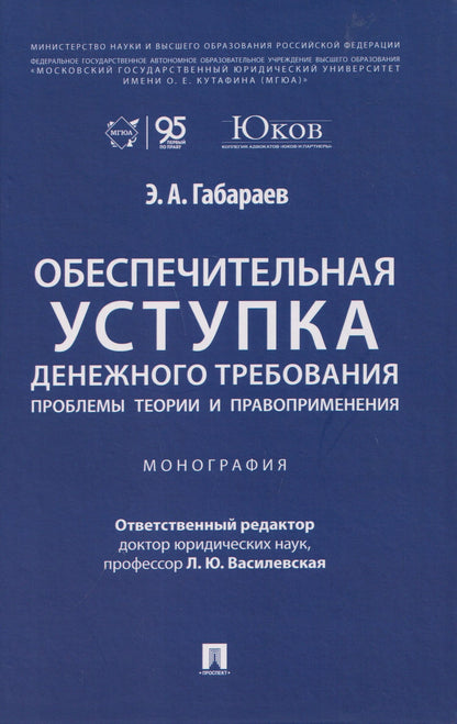 Обеспечительная уступка денежного требования. Проблемы теории и правоприменения. Монография