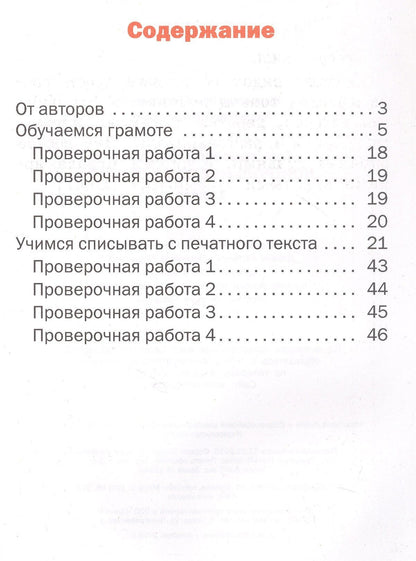 Ольга Курлыгина: Русский язык. 1 класс. Контрольное списывание