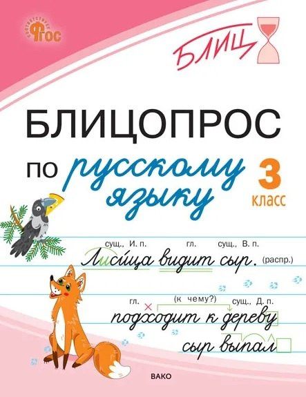 Наталья Чувашова: Блицопрос по русскому языку. 3 класс