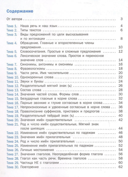 Наталья Чувашова: Блицопрос по русскому языку. 3 класс