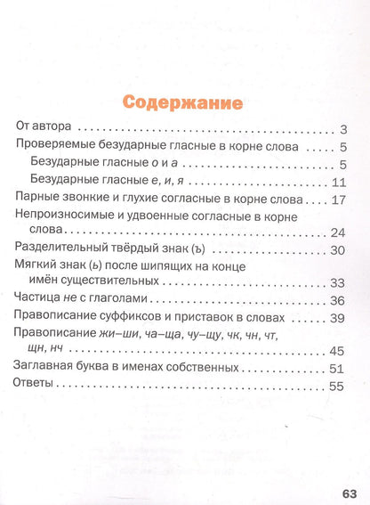 Лариса Чурсина: Тематический тренажёр. Орфография. 3 класс. ФГОС
