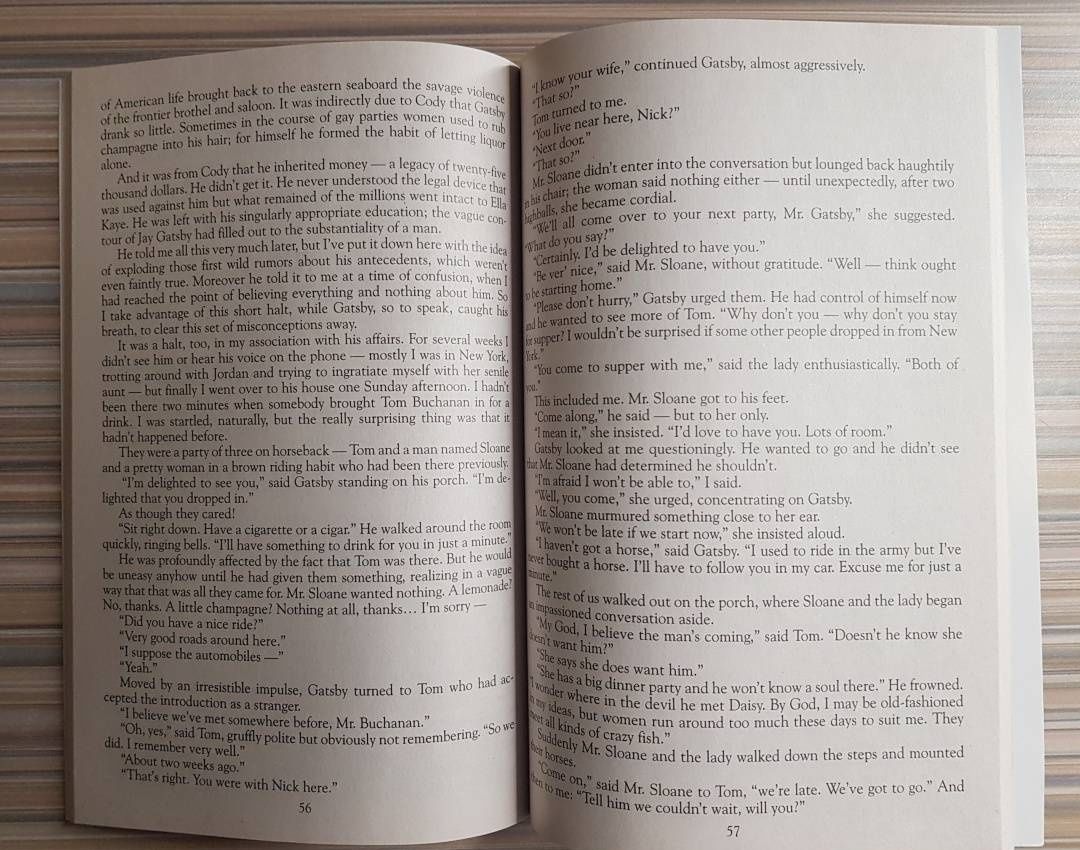 Francis Fitzgerald: The Great Gatsby