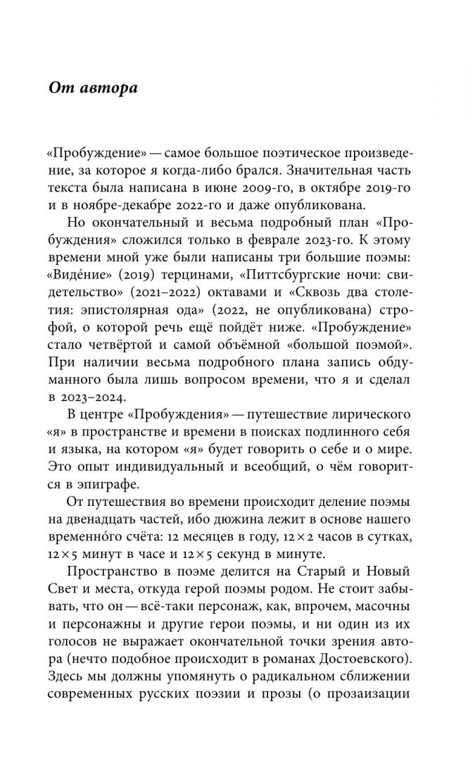Игорь Вишневецкий: Пробуждение. Поэма