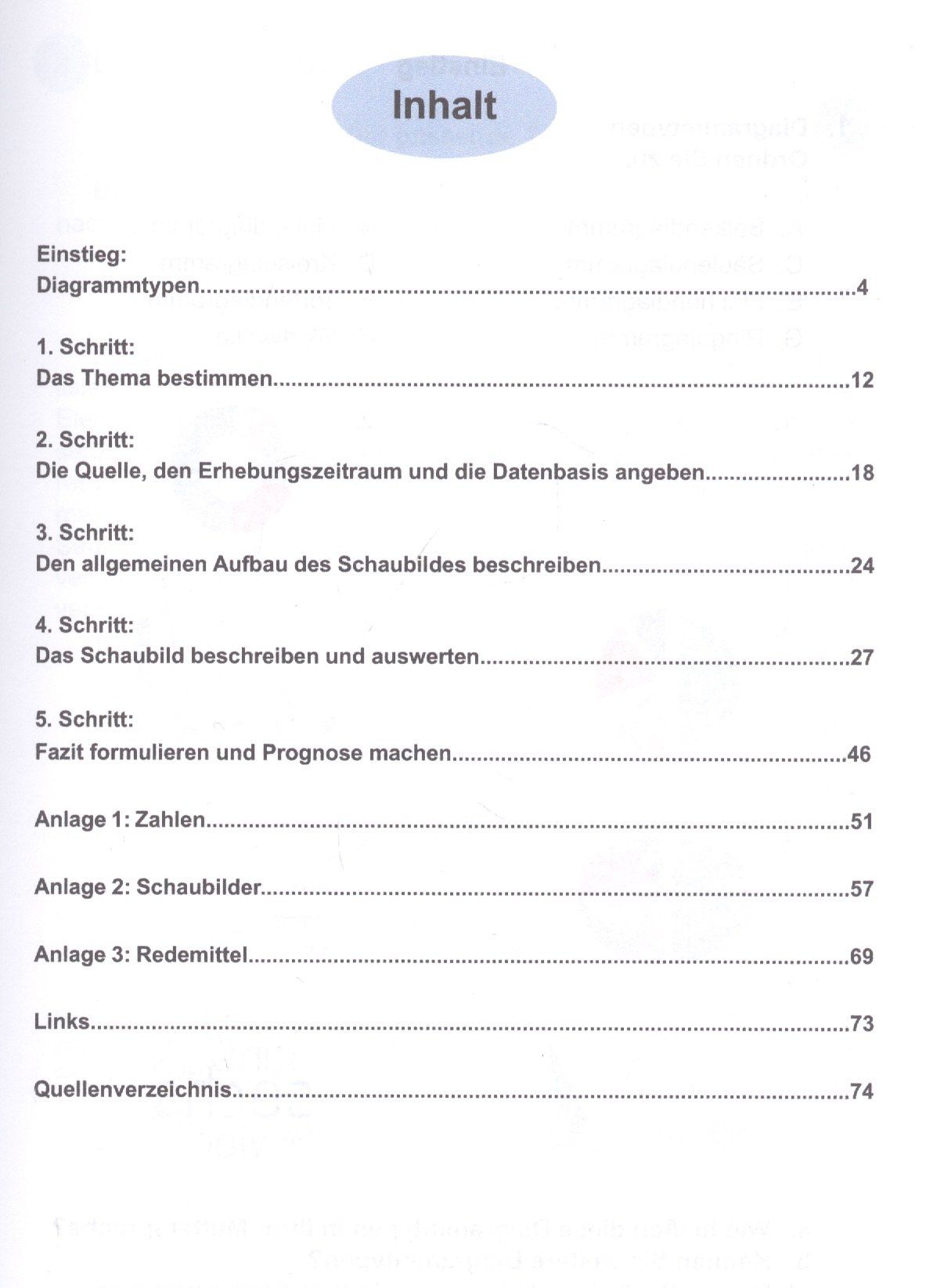 В. Данилова: 5-Schritte-Strategie zum Umgang mit Schaubildern. Beschreibung und Auswertung. Учебное пособие