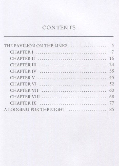Роберт Стивенсон: The Pavilion on the Links and A Lodging for the Night