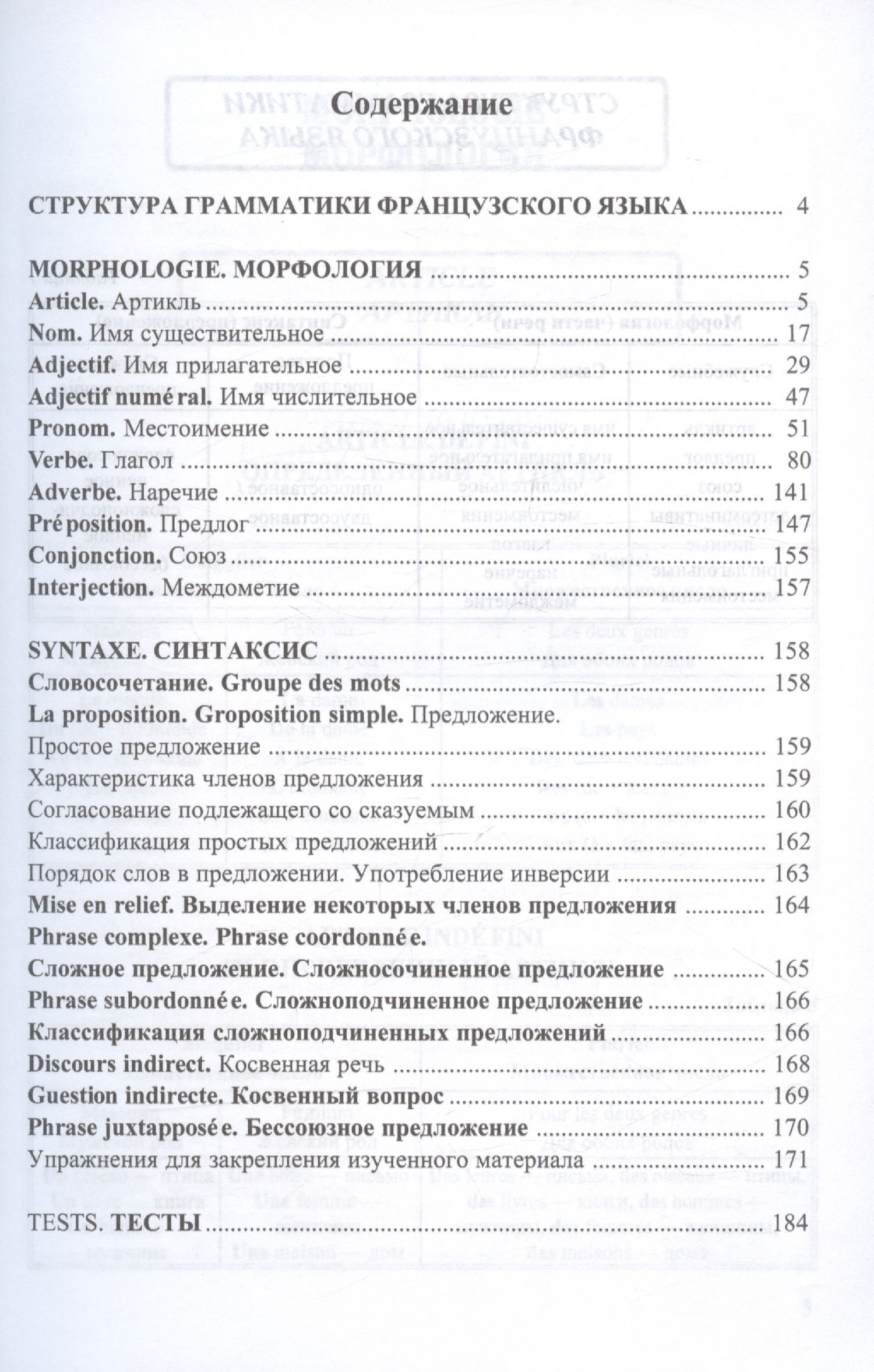 И. Солодухина: Грамматика французского языка в таблицах с упражнениями и тестами