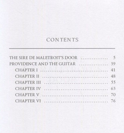 Роберт Стивенсон: The Sire de Maletroits Door and Providence and the Guitar = Дверь сира де Малетруа И Провидение и г