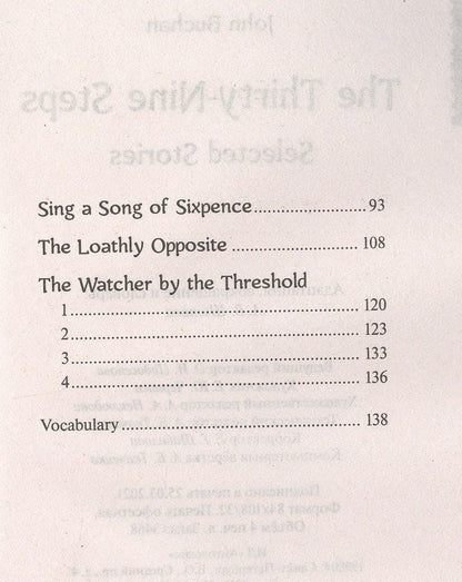 Джон Бакен: The Thirty-Nine Steps. Уровень А2