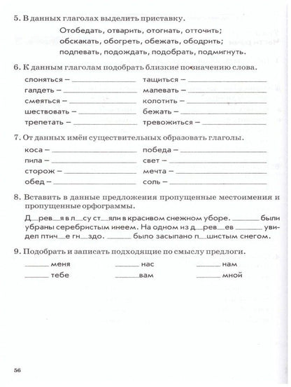 Надежда Голубь: Русский язык. 3 класс. Зачетная тетрадь. Тематический контроль знаний учащихся. ФГОС