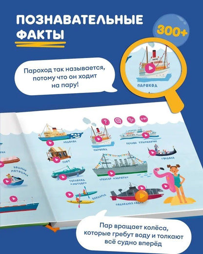 Людмила Доманская: Интерактивная книга Abumba Fingerbook «Какой бывает транспорт»