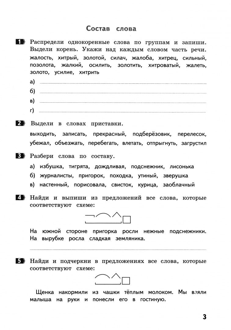 Ирина Щеглова: Русский язык. 4 класс. Тематические летние задания