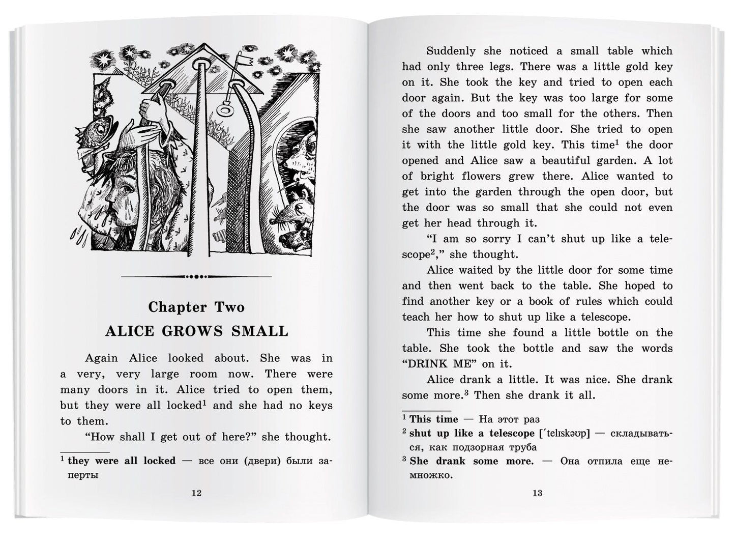 Льюис Кэрролл: Алиса в Стране Чудес/Alice in Wonderland. Домашнее чтение с заданиями по ФГОС. Английский клуб
