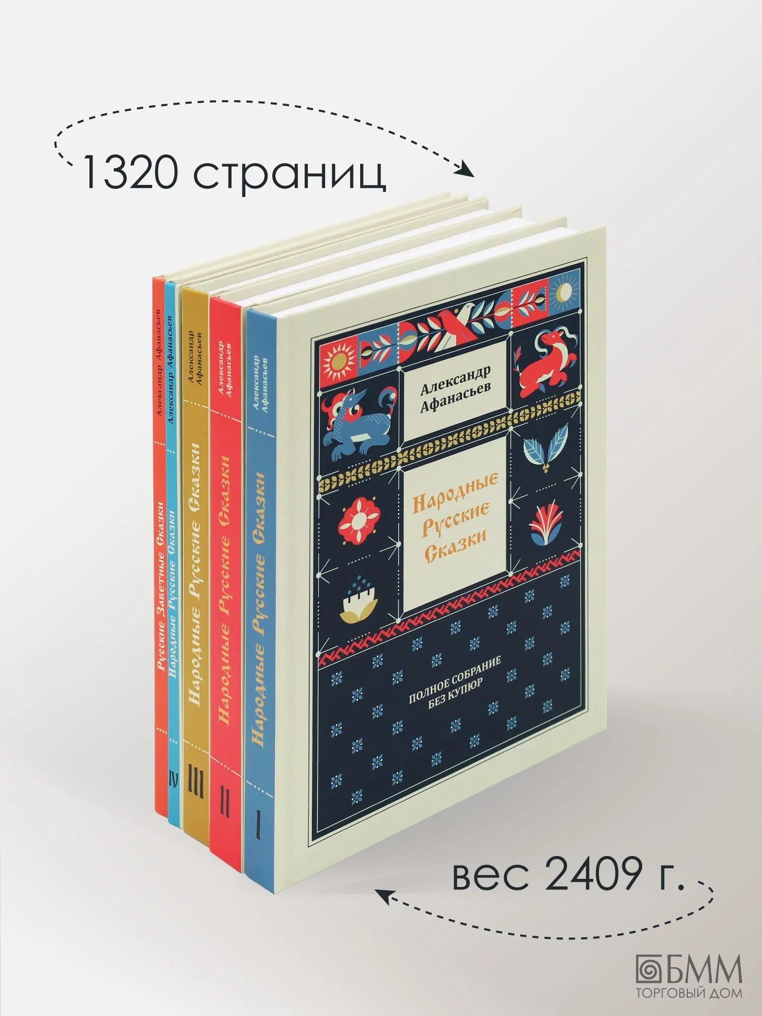 Александр Афанасьев: Народные русские сказки. Полное собрание без купюр (комплект из 5-ти книг)
