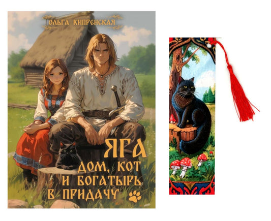 Ольга Кипренская: Яга. Дом, кот и богатырь в придачу + закладка