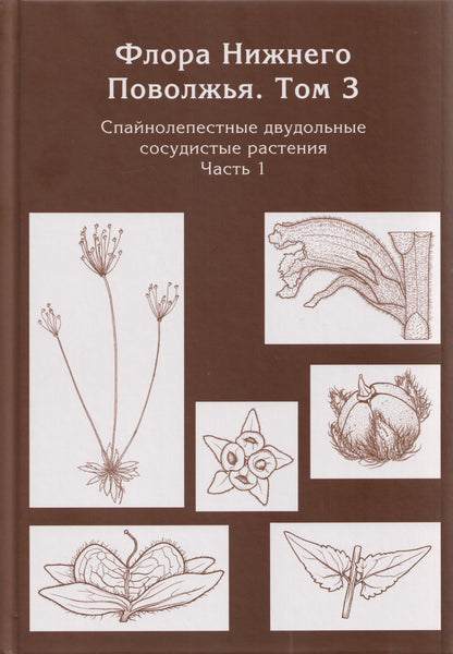 Флора Нижнего Поволжья. Том 3. В 2-х частях (комплект из 2-х книг)