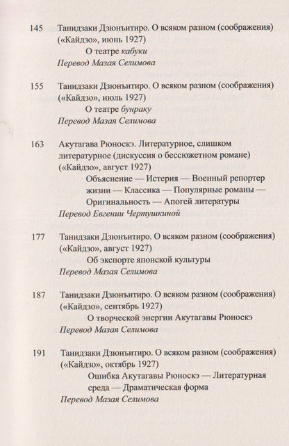 Рюноскэ Акутагава: Литературное, слишком литературное