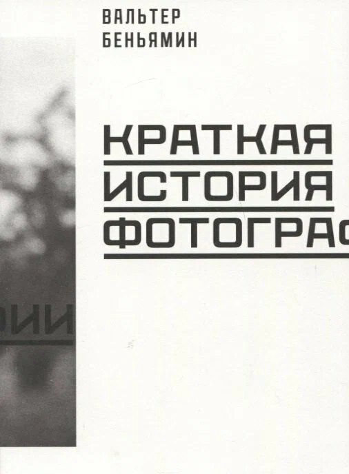 Вальтер Беньямин: Краткая история фотографии