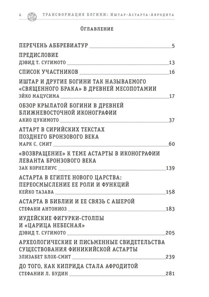 Трансформация Богини: Иштар-Астарта-Афродита